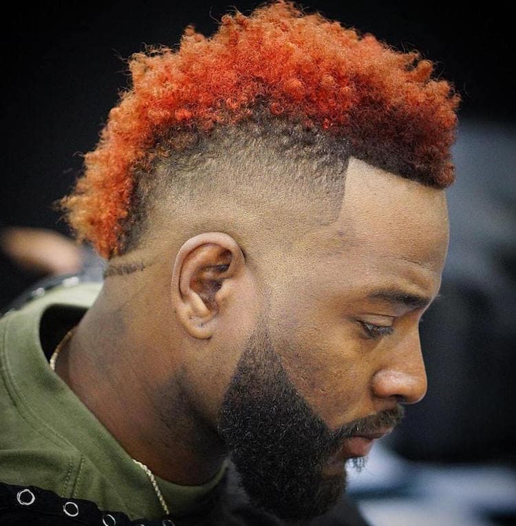 Coupe homme avec teinte